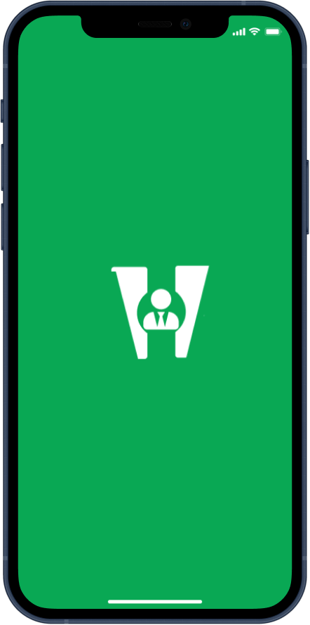 Splash screen with Hirepesin logo